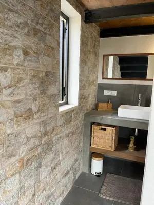 Letto o letti in una camera di Villa Calimma