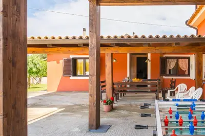 Patio o area all'aperto di Villa Stefy apartments