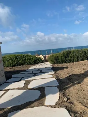 Paesaggio naturale nelle vicinanze della villa