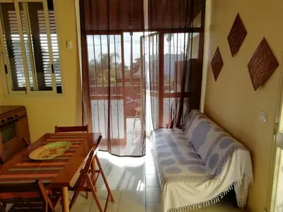 Letto o letti in una camera di La Sorgente