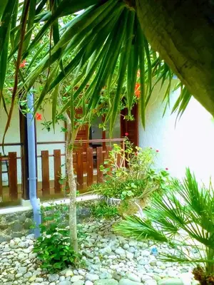 Giardino di Villa Eva sul Mare area 