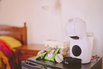 Set per la preparazione di tè e caffè presso B&B Casale degli Ulivi