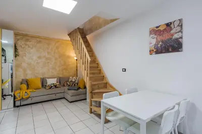 Area soggiorno di Casa Bruno Terrace & Charm by Wonderful Italy