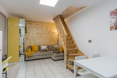 Area soggiorno di Casa Bruno Terrace & Charm by Wonderful Italy