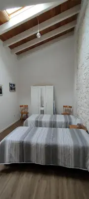 Letto o letti in una camera di Bianco ibleo