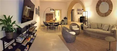 Area soggiorno di Croce Luxury Apartment with Air Conditioning, Wi-Fi n0975