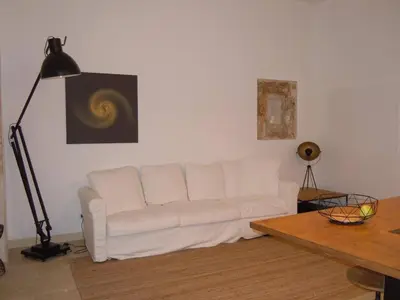 Area soggiorno di Luxury Apartment in Historic Ortigia, Syracuse