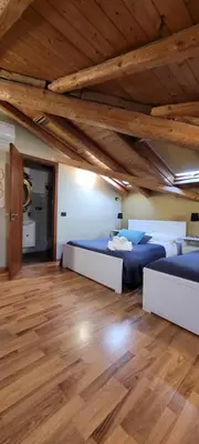 Area soggiorno di XX Miglia rooms Catania city center