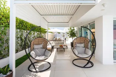 Balcone o terrazza di ISULATRAVEL - Villa Barbara