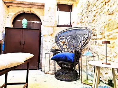 Area soggiorno di DUOMO & DESIGN - Ortigia Holidays