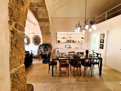 Area soggiorno di DUOMO & DESIGN - Ortigia Holidays