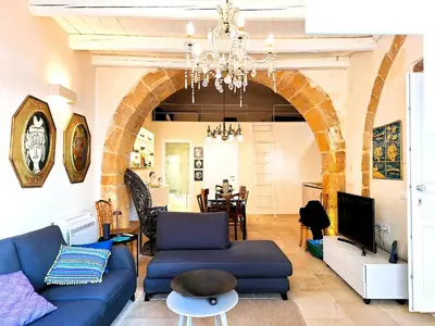 Area soggiorno di DUOMO & DESIGN - Ortigia Holidays