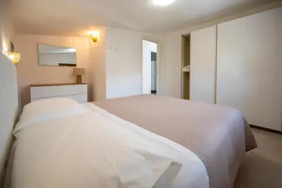 Letto o letti in una camera di Villa Stefania
