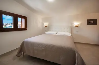 Letto o letti in una camera di Villa Stefania
