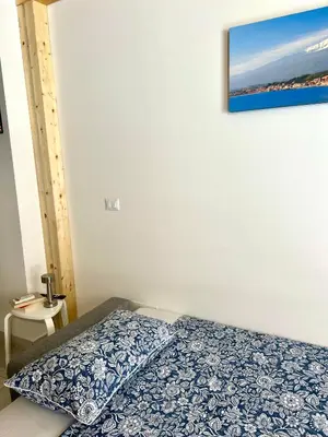 Letto o letti in una camera di La Bella Catania Home
