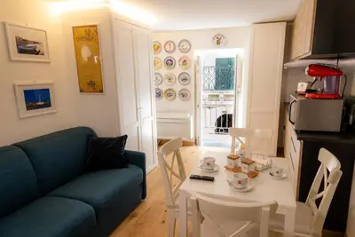 Area soggiorno di Ortigia Sea Apartment