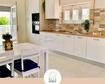 Cucina o angolo cottura di Villa Marina - Baia Ciriga, Pozzallo