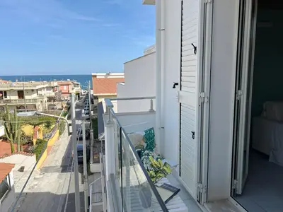 Balcone o terrazza di Loft Sicily's Land 50 meters from the sandy beach