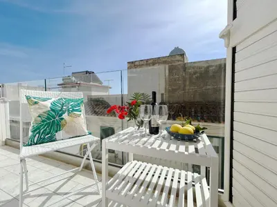 Balcone o terrazza di Loft Sicily's Land 50 meters from the sandy beach