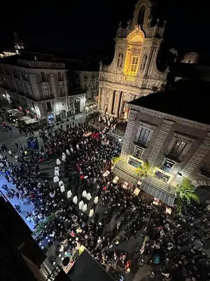 Planimetria di Balcone Etnea 2 in Catania centro perfetto per la festa di Sant'Agata