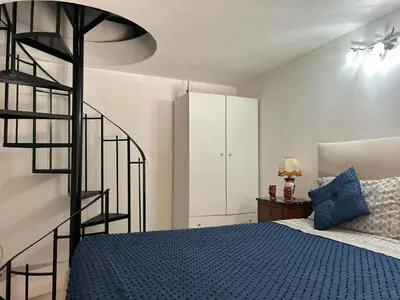 Letto o letti in una camera di Casa Manuel