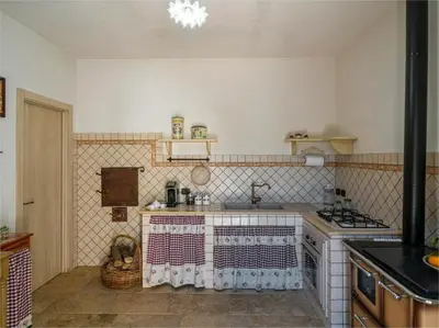 Cucina o angolo cottura di Biancolilla Casa Vacanze