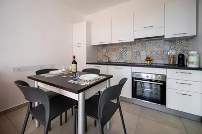 Cucina o angolo cottura di [Suite Marzamemi] – Near Sea