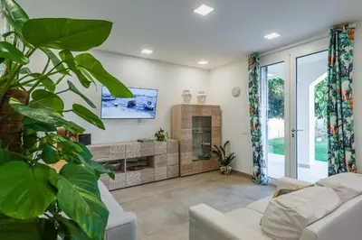TV o dispositivi per l'intrattenimento presso Villa Mediterranea