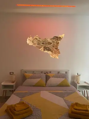Letto o letti in una camera di I Parienti Ra Zita
