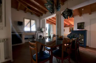 Cucina o angolo cottura di Elorina Casa Vacanze Birri sul mare Vendicari Noto