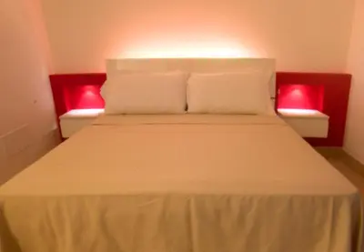 Letto o letti in una camera di Melus Maris
