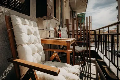 Balcone o terrazza di Green Leaves Apartment
