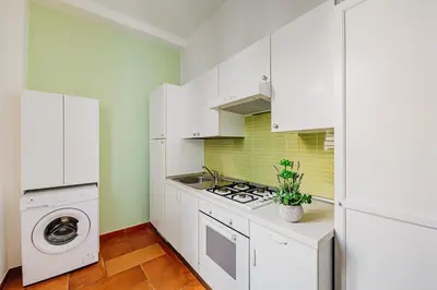 Cucina o angolo cottura di Green Leaves Apartment