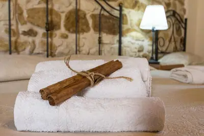 Letto o letti in una camera di Relais Case Passamonte Resort & Rooms