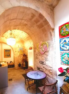 Area soggiorno di B&B Ibla Art Centro