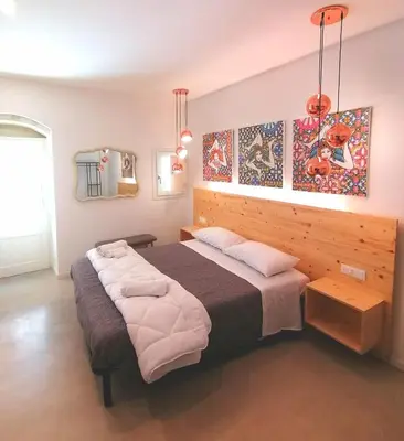 Letto o letti in una camera di B&B Ibla Art Centro