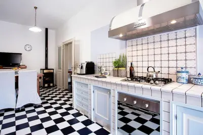 Cucina o angolo cottura di Dimora Birullà Luxury apartment