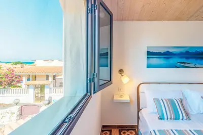 Letto o letti in una camera di Villa d'Eos - Granelli, Pachino