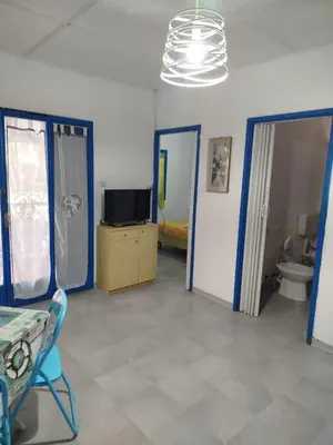 TV o dispositivi per l'intrattenimento presso Holiday home Riserva Marina Protetta