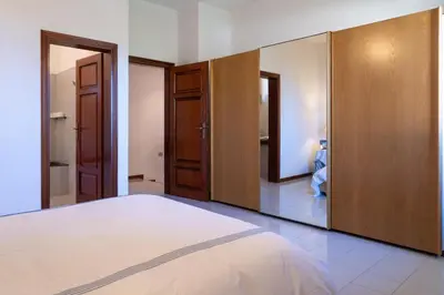 Letto o letti in una camera di Villa Silvia 30mt from the Beach sea view