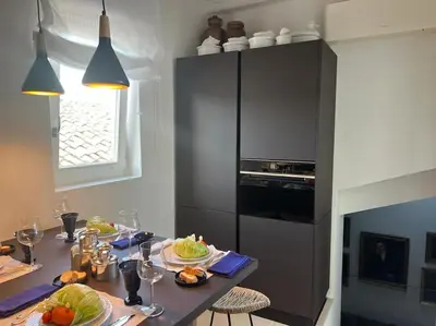 Cucina o angolo cottura di Ortigia Suite 15, Sicily Luxury Apt with hot tub