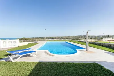 Piscina di Villa con piscina vista mare e Etna o nelle vicinanze