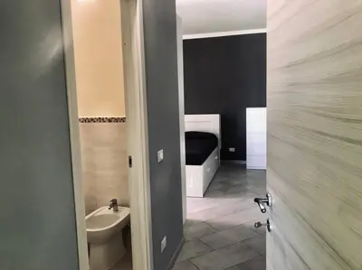 Bagno di Villa con piscina vista mare e Etna