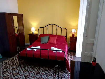 Letto o letti in una camera di Medinat House