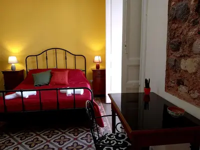 Letto o letti in una camera di Medinat House