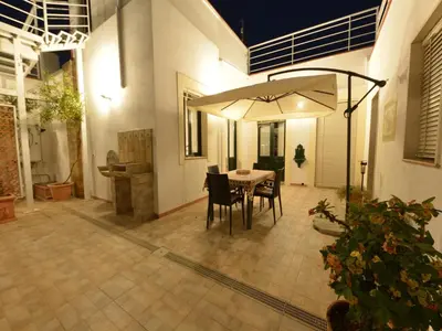 Balcone o terrazza di Vacation home with private pool, Floridia