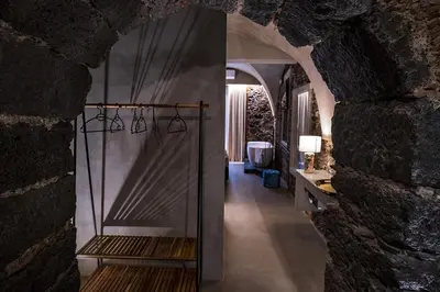 Letto o letti in una camera di CHARME Catania Central Suites