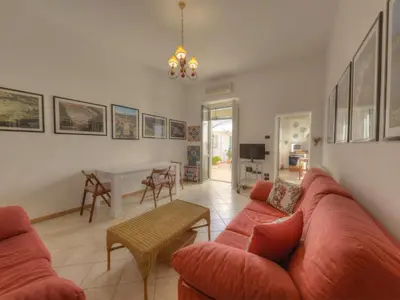 TV o dispositivi per l'intrattenimento presso Vacation home with private pool, Floridia