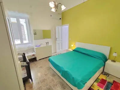 Letto o letti in una camera di Casa Eunice di Ortigia