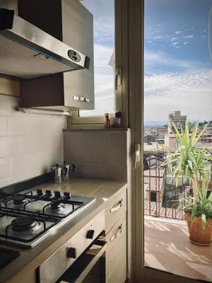Cucina o angolo cottura di Shared apartment in Catania center.